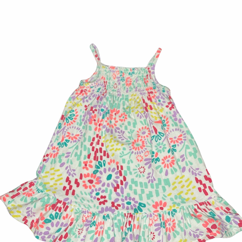 Okie Dokie Multicolor Floral Kids Casual Dress